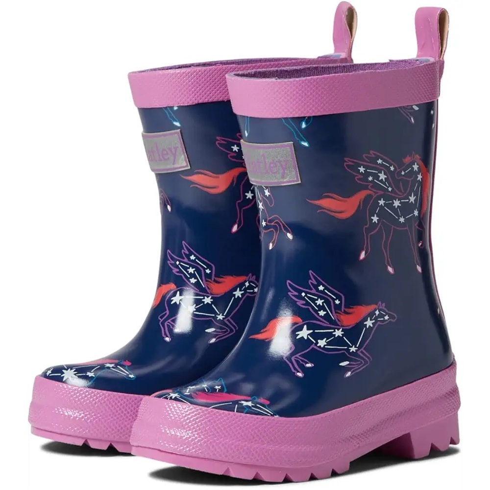 Hatley Kids Boots - Pink and Blue Unicorn Design